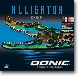 długie czopy DONIC Alligator DEF czerwony