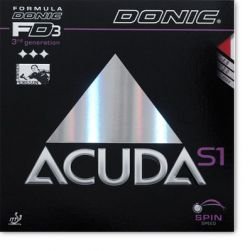 okładzina gładka DONIC Acuda S1 czarny