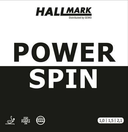 okładzina gładka HALLMARK Power Spin czarny