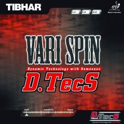 okładzina gładka TIBHAR Vari Spin D.TecS czerwony